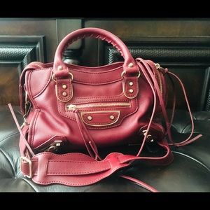 Leather Motorcycle Hand Bag